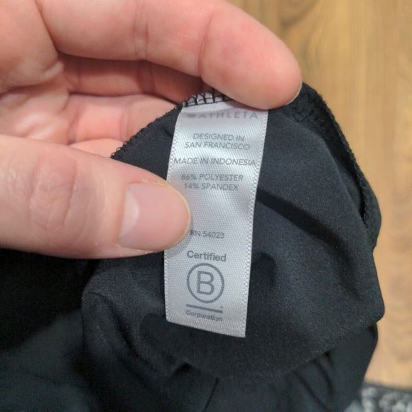 Athleta Womens Skyline Pant II Size 2 Black High Rise Ankle Belted Lightweight - Picture 8 of 12